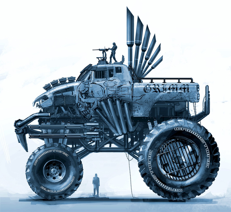 Illustration for article titled The Sweet Art of the New Twisted Metal Game